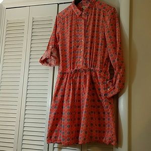 Gap front button down dress.